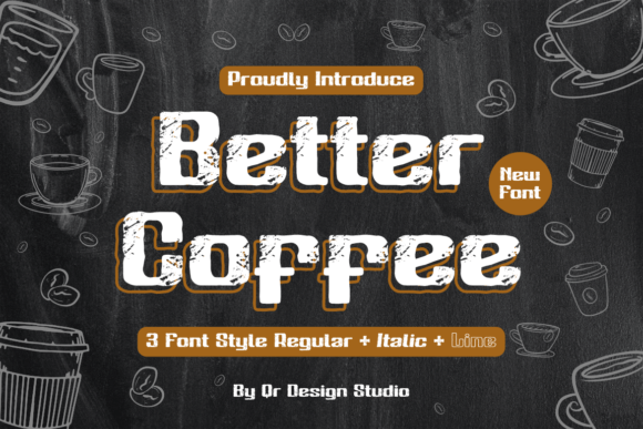 Better Coffee Typeface for Bold Branding