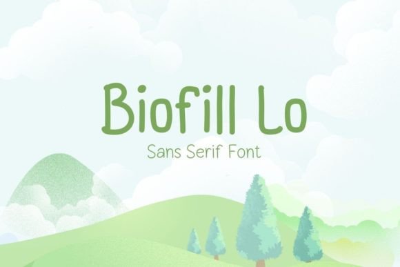 Biofill Lo Typeface for Modern Web Design