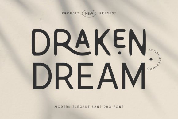 Draken Dream Font for Modern Web Design