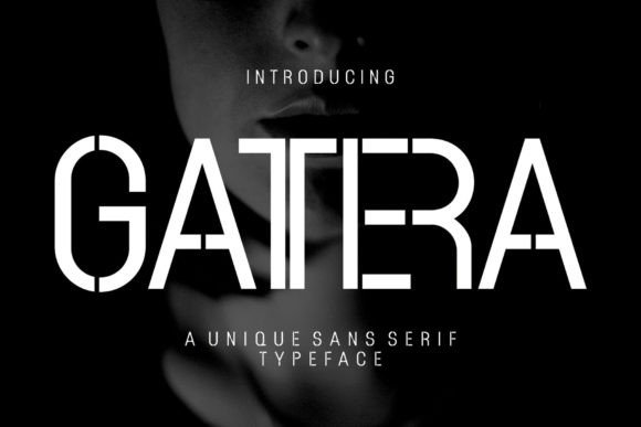 Gattera: A Bold Sans Serif Font for Modern Editorial Design