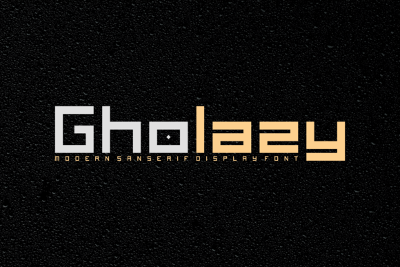 Gholazy Font Review: Bold Sans Serif for Designers