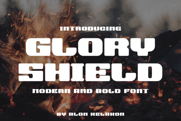 Glory Shield Font for Bold Digital Branding