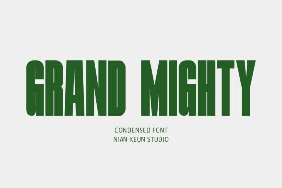 Grand Mighty Typeface for Modern Web Design