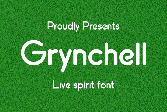 Grynchell: A Modern Rounded Sans Serif Typeface