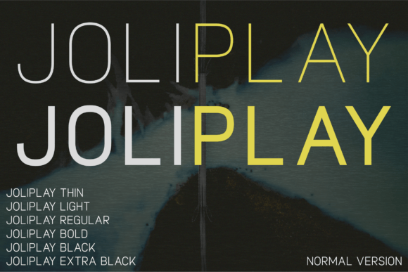 Joliplay Sans Serif Font for Modern Crafters