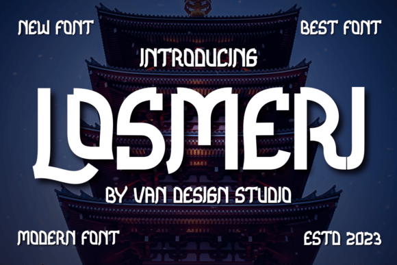 Losmeri Font for Modern Web Design