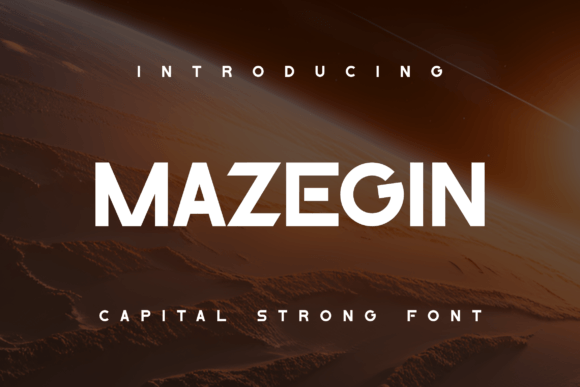 Mazegin: A Modern Sans Serif Typeface for Editorial Design
