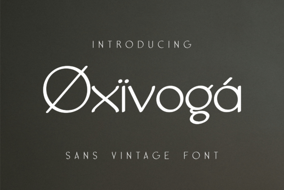 Oxivoga: A Modern Sans Serif Font for Makers