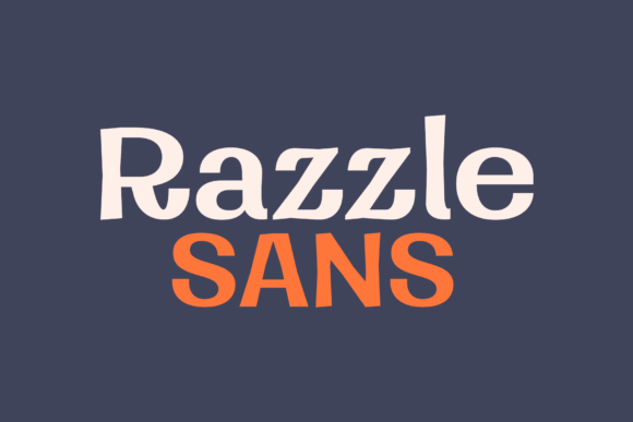 Razzle Sans: A Whimsical Typeface for Bold Campaigns