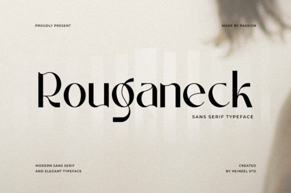 Rouganeck: A Modern Sans Serif Font for Digital Brands