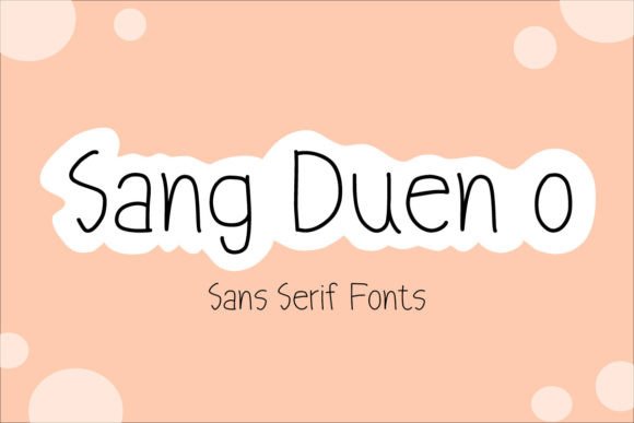 Sang Duen O Font Download: A Modern Sans Serif Review