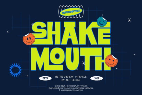 Shake Mouth: A Vintage Sans Serif Typeface for Bold Campaigns