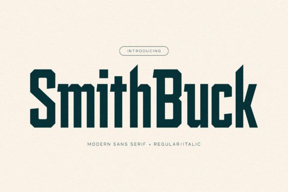 Smith Buck Typeface for Modern Web Design