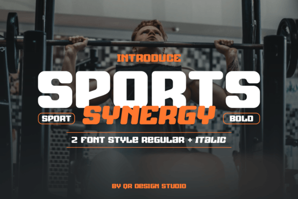 Sports Synergy: The Bold Typeface for High-Impact Marketing