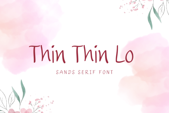 Thin Thin Lo: A Modern Handwritten Font for Editorial Design