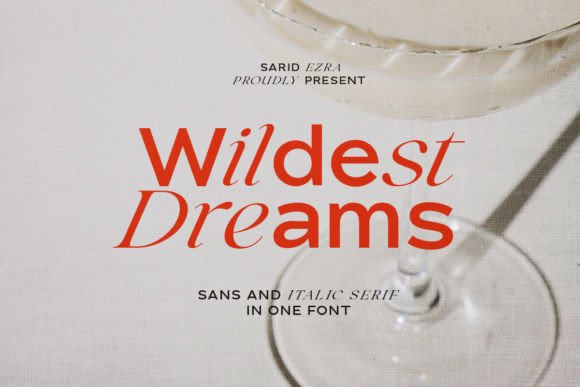 Wildest Dreams Typeface for Modern Campaigns