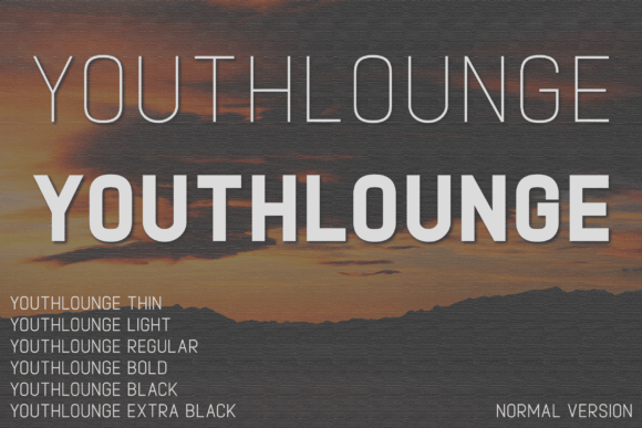 Youthlounge Font for Modern Campaign Design